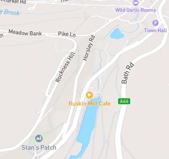 map for Ruskin Mill Cafe