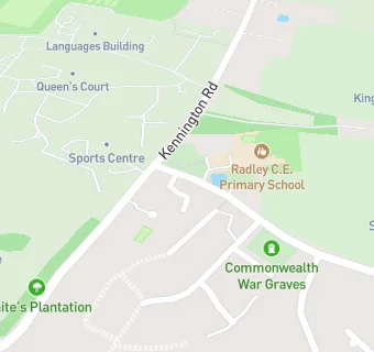 map for Radley C Of E Primary School