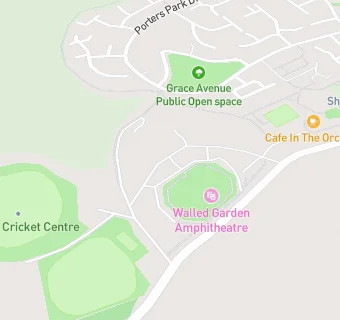 map for Shenley Cricket Centre