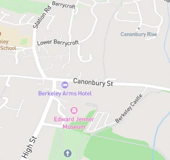 map for Berkeley Arms Hotel