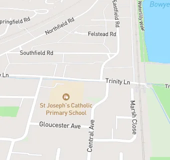 map for St Joseph's Catholic Primary School