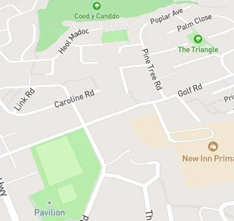 map for New Inn Primary School