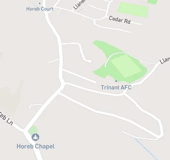 map for Trinant Infant School