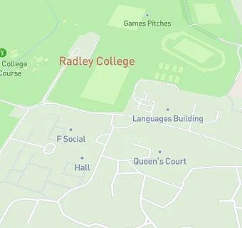 map for Radley College