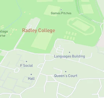 map for Radley College