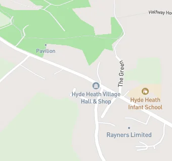 map for Lunch Together at Hyde Heath Baptist Church