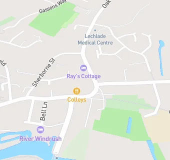 map for Lechlade Pharmacy