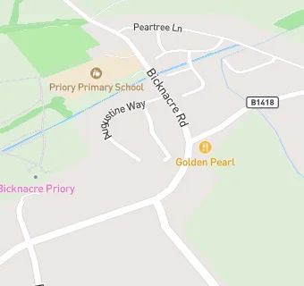 map for Priory Village Store