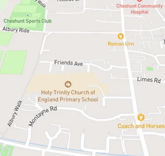 map for Holy Trinity Church of England Primary School