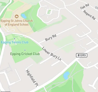 map for Epping Cricket Club Sports Field