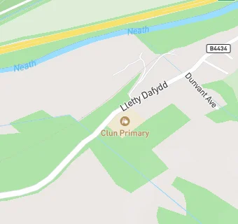 map for Clun Primary School