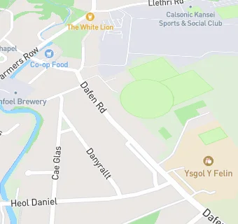 map for Cylch Meithrin Felinfoel