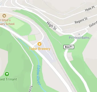 map for Llanhilleth & District Bowls Club Ltd