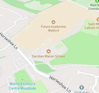 map for Garston Manor School