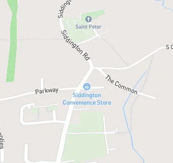 map for Siddington Stores And Post Office