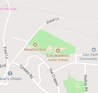 map for Cam Woodfield Junior School