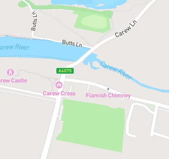 map for Carew Castle Shop & Tidal Mill