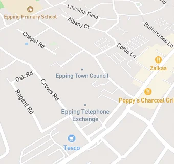 map for Epping Junior School