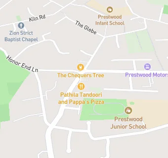 map for Prestwood Plaice