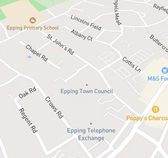 map for Epping Public Hall