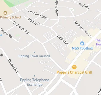 map for Epping Infant School