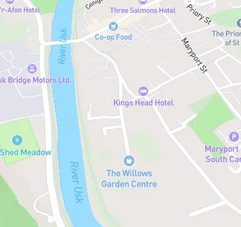 map for Willows Tea Rooms