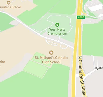 map for Saint Michael's Catholic High School