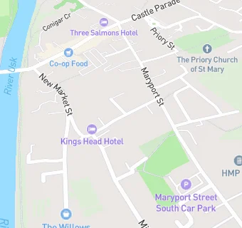 map for Kings Head Hotel