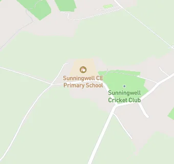 map for Sunningwell Pre-school