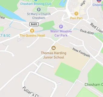 map for Thomas Harding Junior School