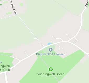 map for Sunningwell Village Hall