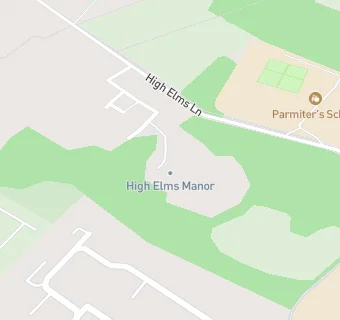 map for High Elms Manor School