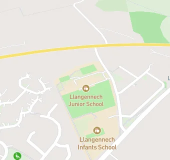 map for Ysgol Gymraeg Llangennech