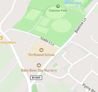 map for Thriftwood School