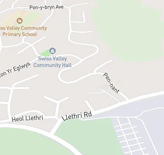 map for Penygaer Primary School