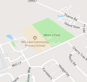 map for Mill Lane Community Primary School