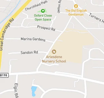 map for Arlesdene Nursery School and Pre-School