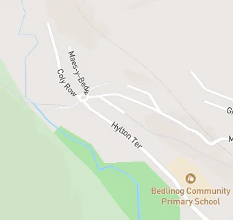 map for Bedlinog Primary School