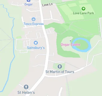 map for New Ongar