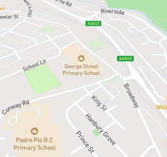 map for Padre Pio RC Primary School