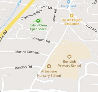 map for Grangewood Infants' School