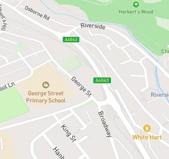 map for George Street Primary School