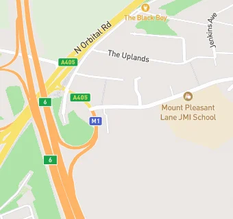 map for Mount Pleasant Lane Junior Mixed and Infant School and Nursery