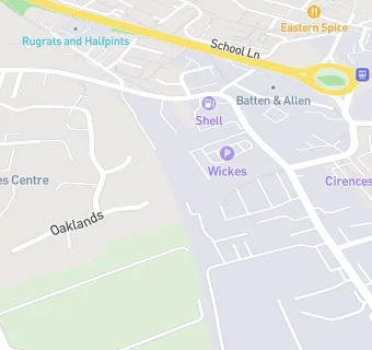 map for Wickes Building Supplies