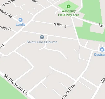 map for St Lukes Church