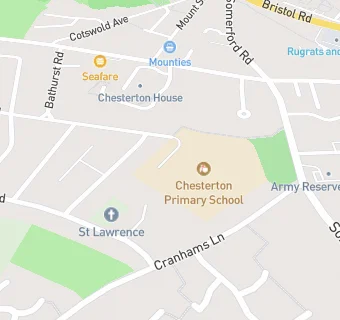 map for Chesterton Primary School