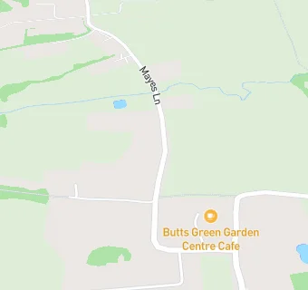 map for Butts Green Garden Centre And Cafe Ltd