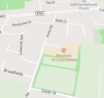 map for Woodside Primary School