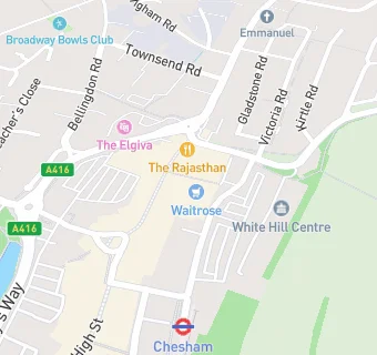 map for Waitrose