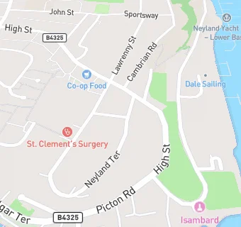 map for St Clements Church Hall Committee